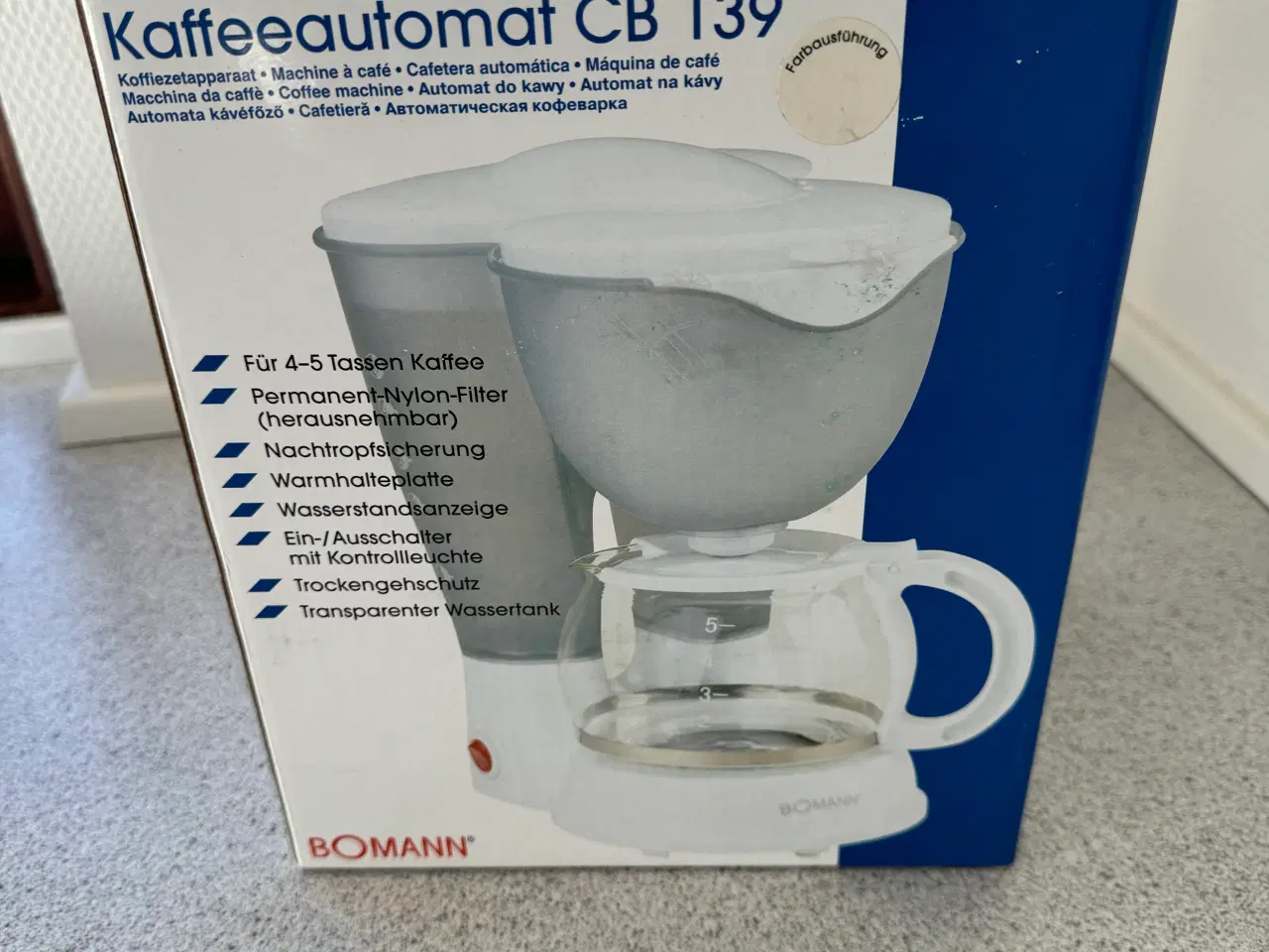 Billede 2 - Helt ny Bomann kaffemaskine