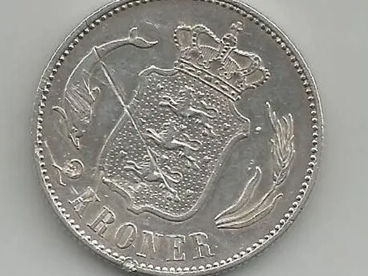 Billede 2 - Danmark 2 kr 1876