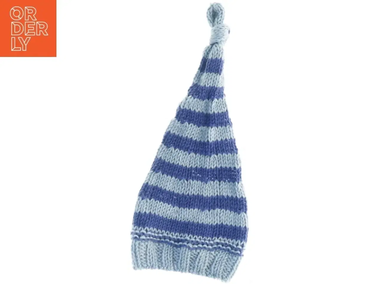 Billede 1 - Strikket hue (str. 15 x 40 cm)