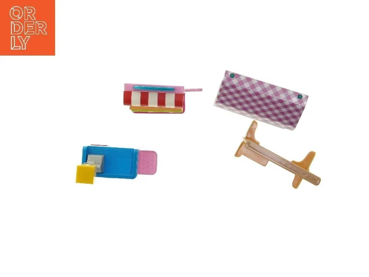 Billede 2 - Mini markedsbod legesæt fra Barbie (str. 30x13 cm)