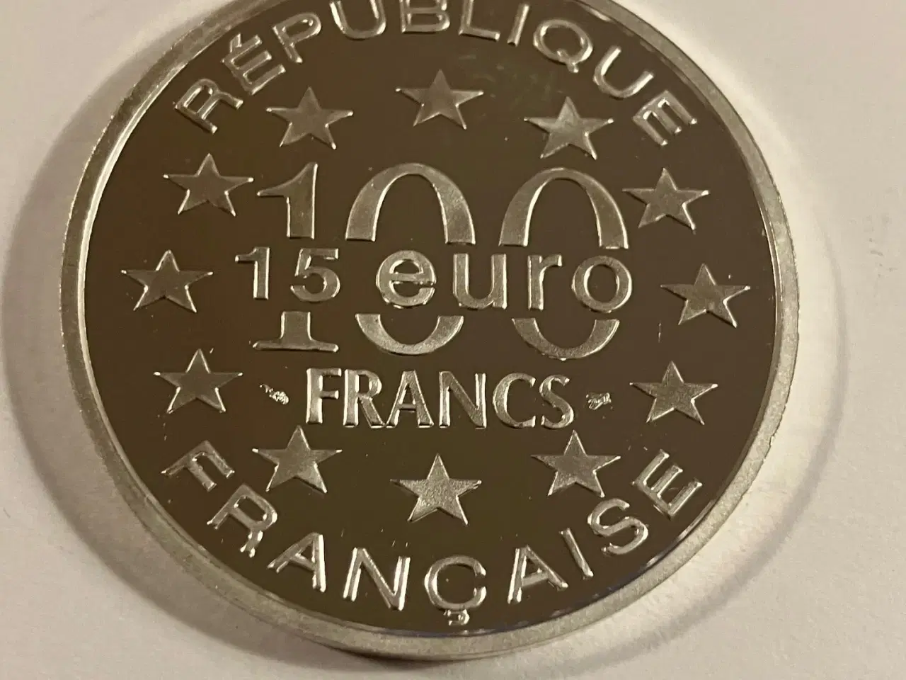 Billede 1 - 100 Francs / 15 Euro 1997 France - The Tour of Belem