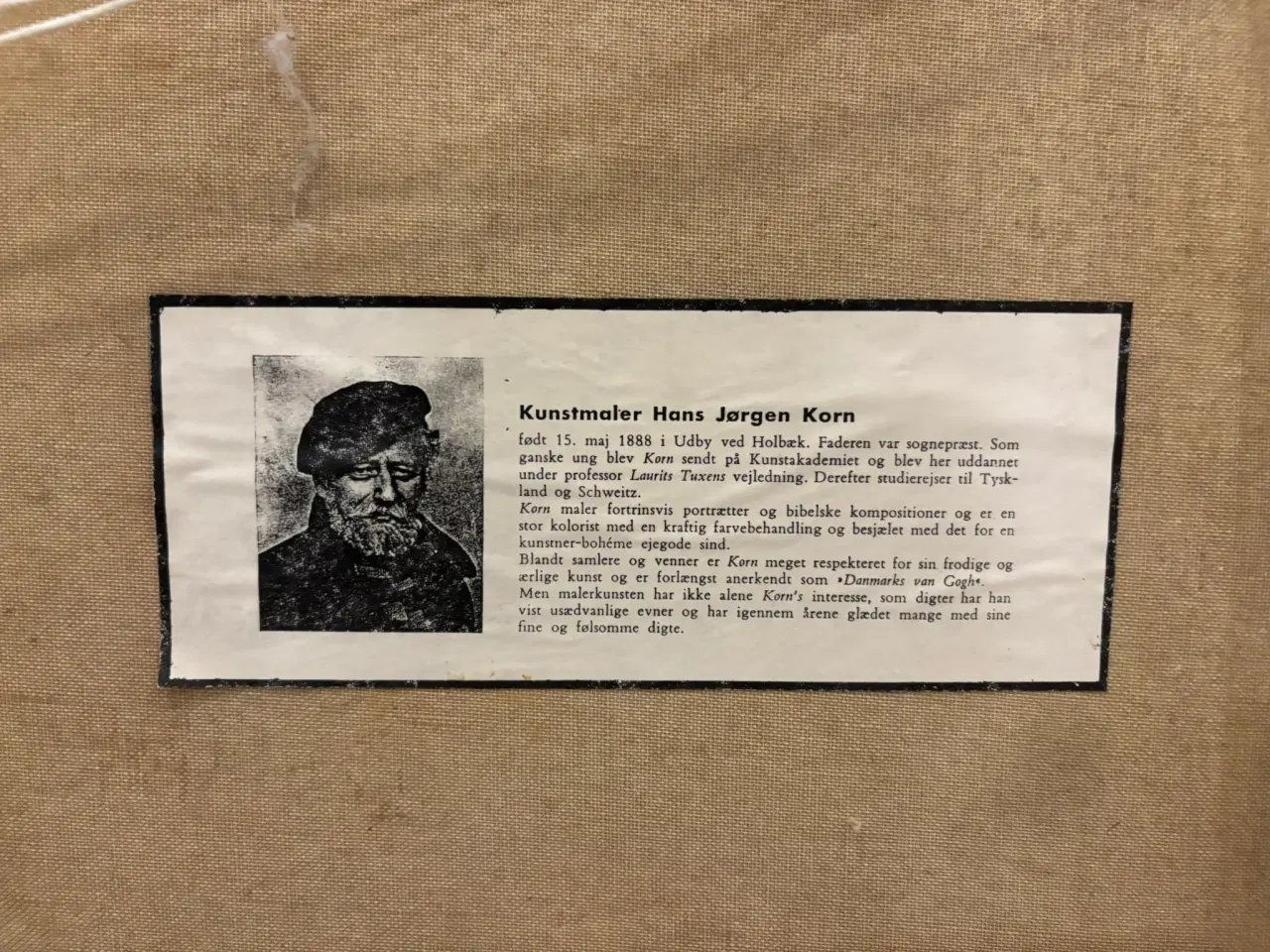 Billede 5 - 3 originale Korn-malerier med historie