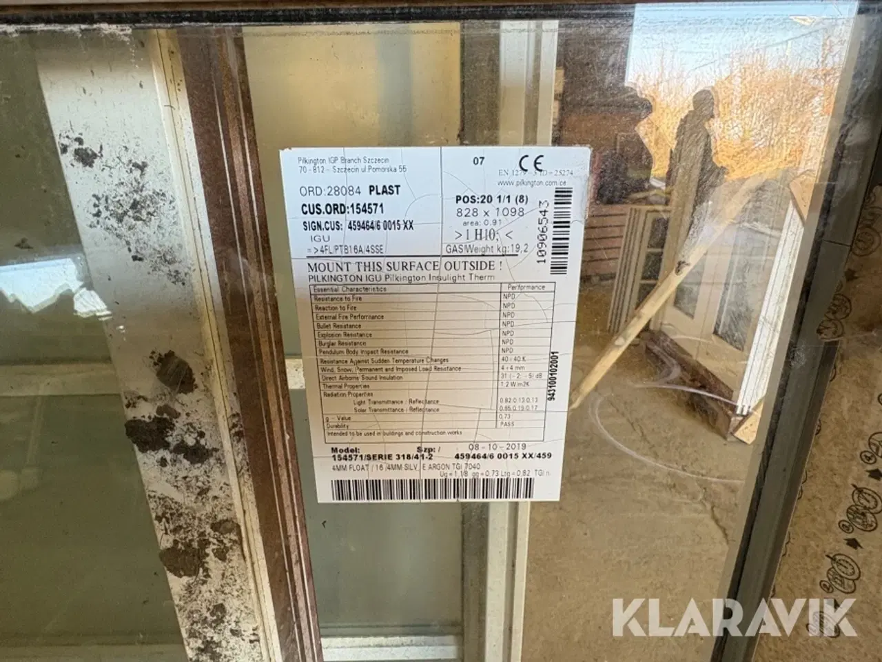 Billede 8 - 2-fags vindue Pilkington 154571