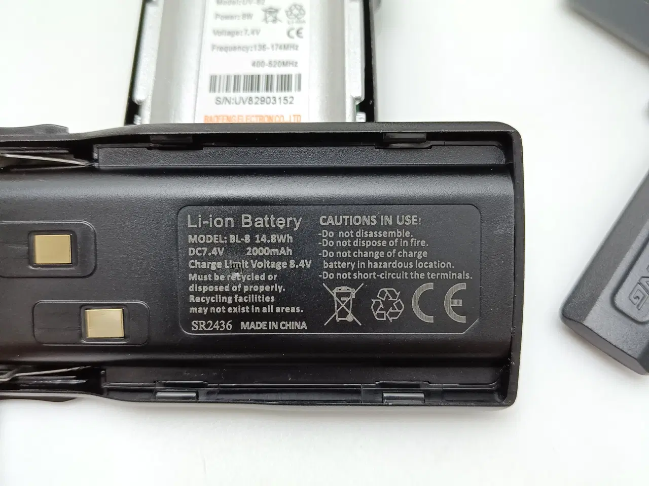 Billede 10 - NY! 2 x Baofeng UV-82 8 Watt Dual Watch Fuldt Sæt