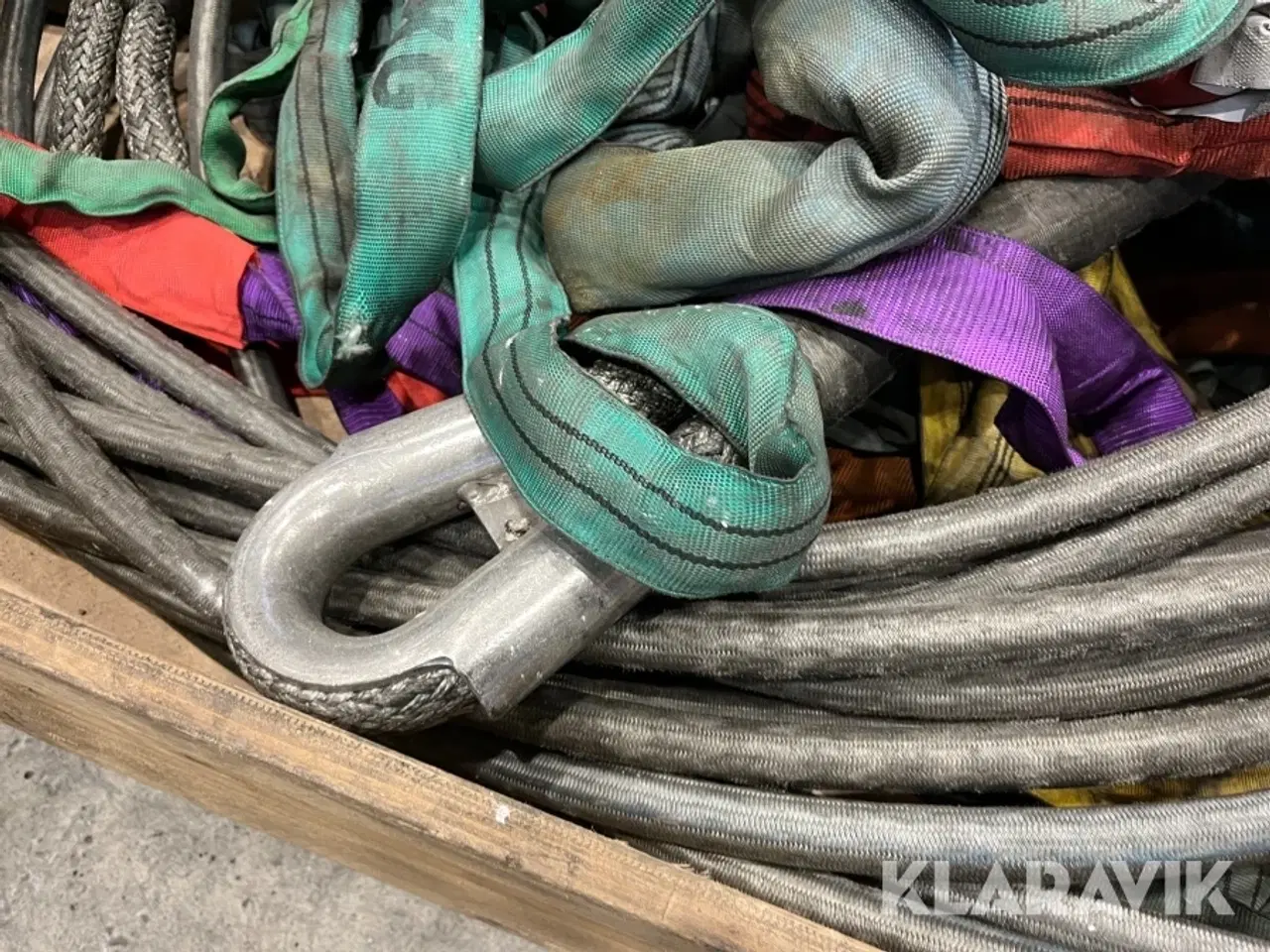 Billede 5 - Assorterede stropper 6 paller - kasserede