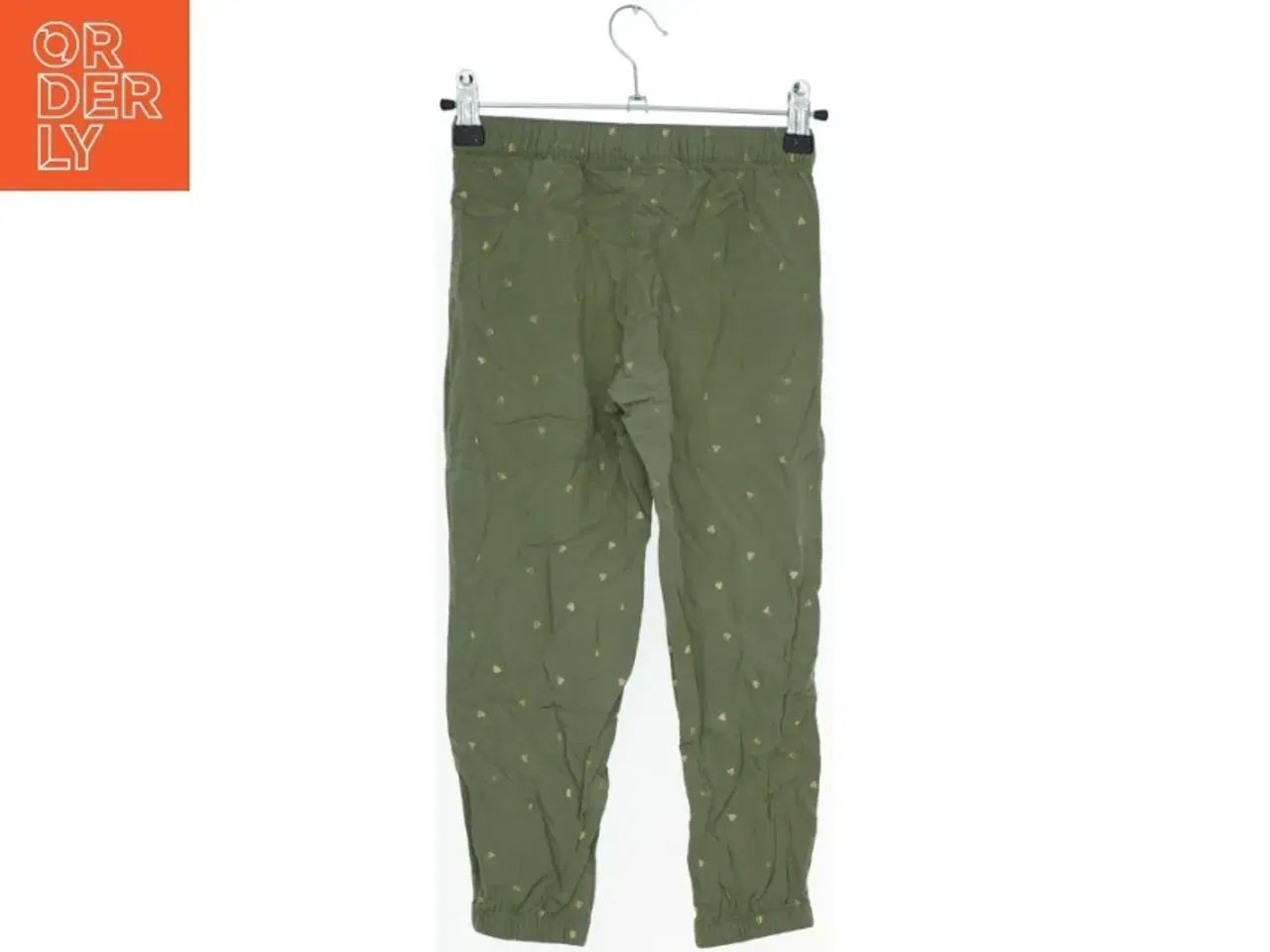 Billede 2 - Grønne bukser med guld prikker fra H&M (str. 122)