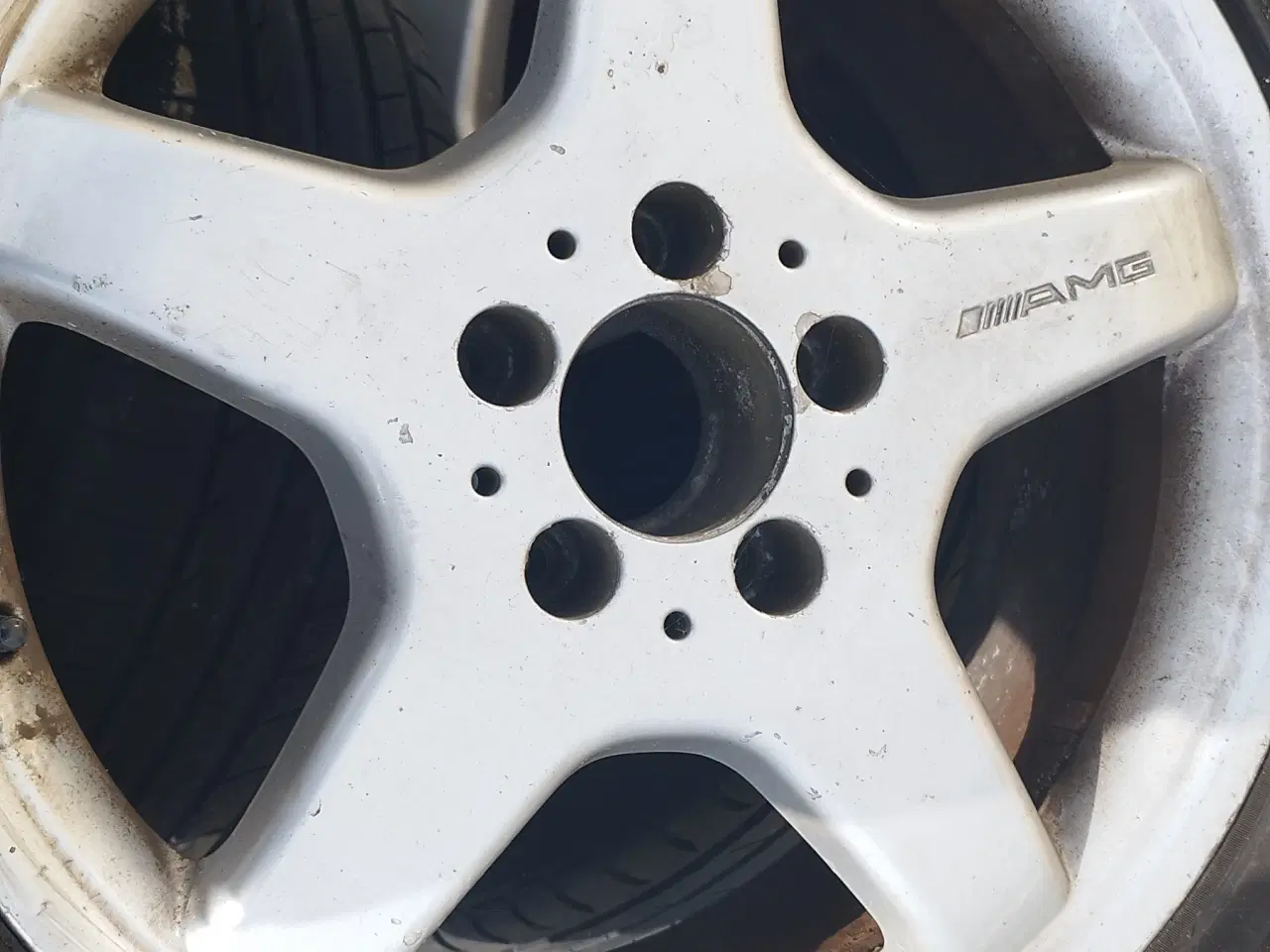 Billede 5 - Originale AMG alufælge med dæk