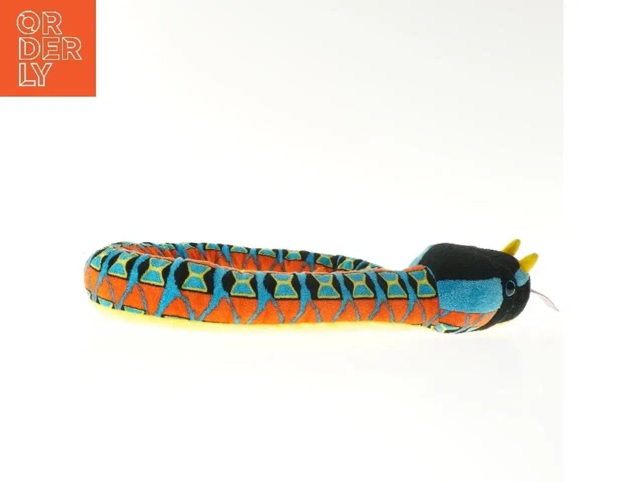 Billede 3 - Farverig plys slange (str. 124 cm)