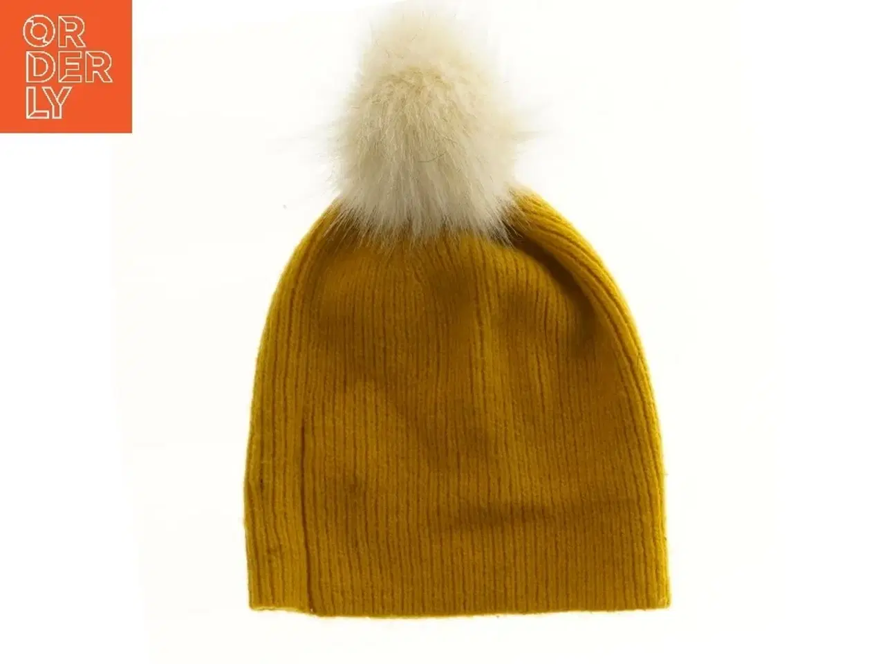 Billede 1 - Strikhue med kvast fra Pieces (str. Ø 20 cm)