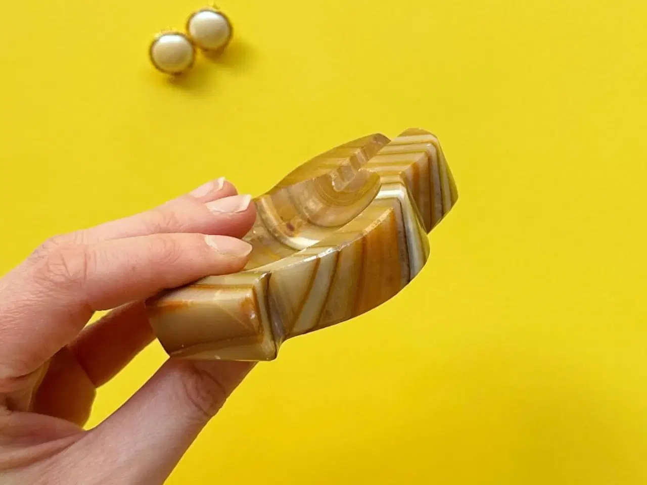 Billede 4 - Klør af lakeret sten, stribet