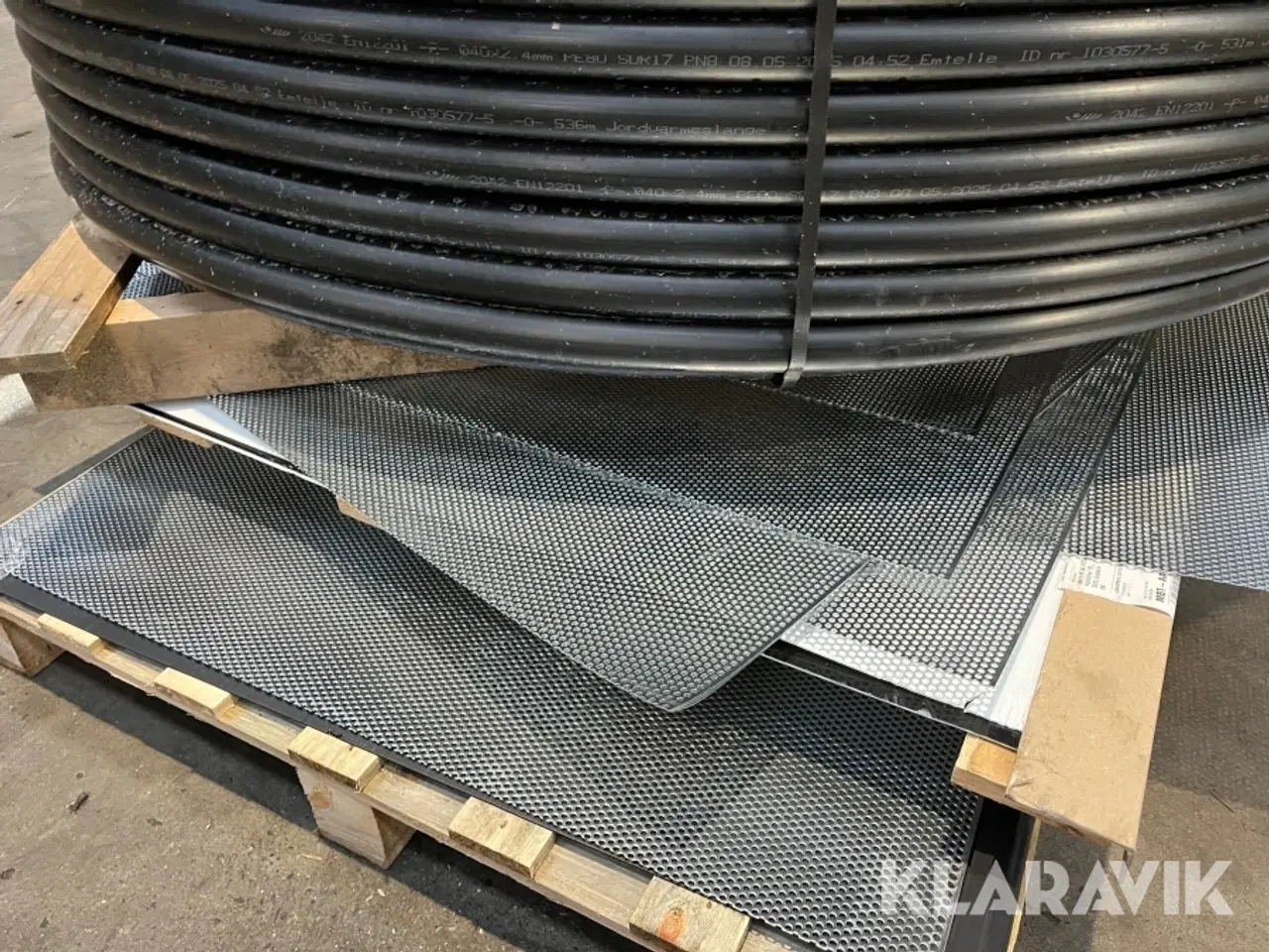 Billede 12 - Jordvarmeslanger, plader og øvrigt