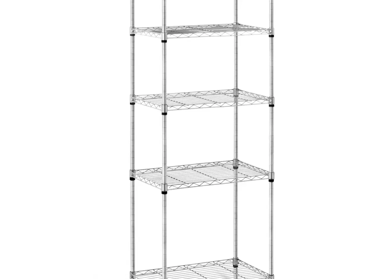 Billede 1 - Ekstra Stabil Gitterreol – 5 Hylder (35 x 55 cm)