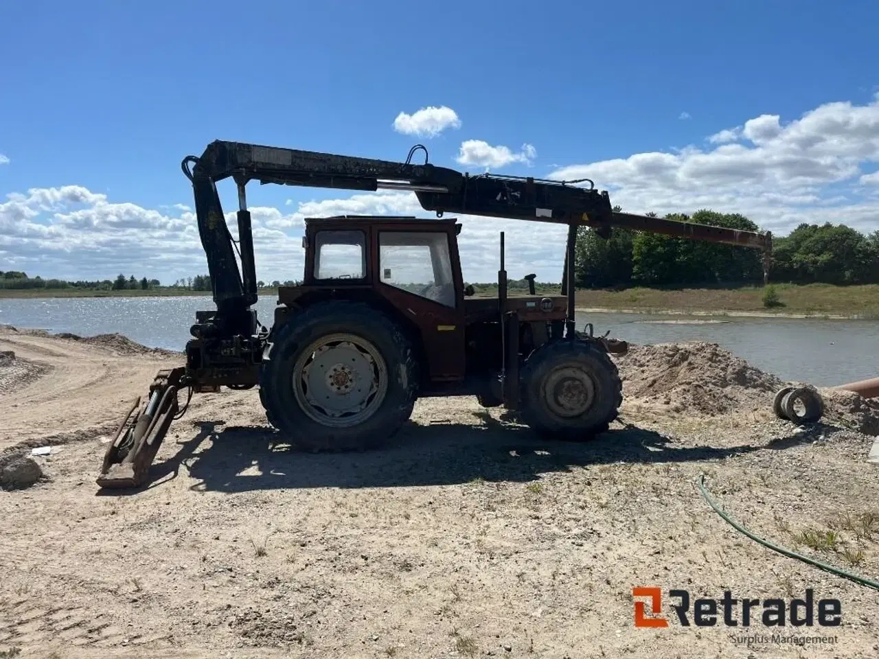 Billede 3 - Massey Ferguson 188 4WD med Hiab 100 kran
