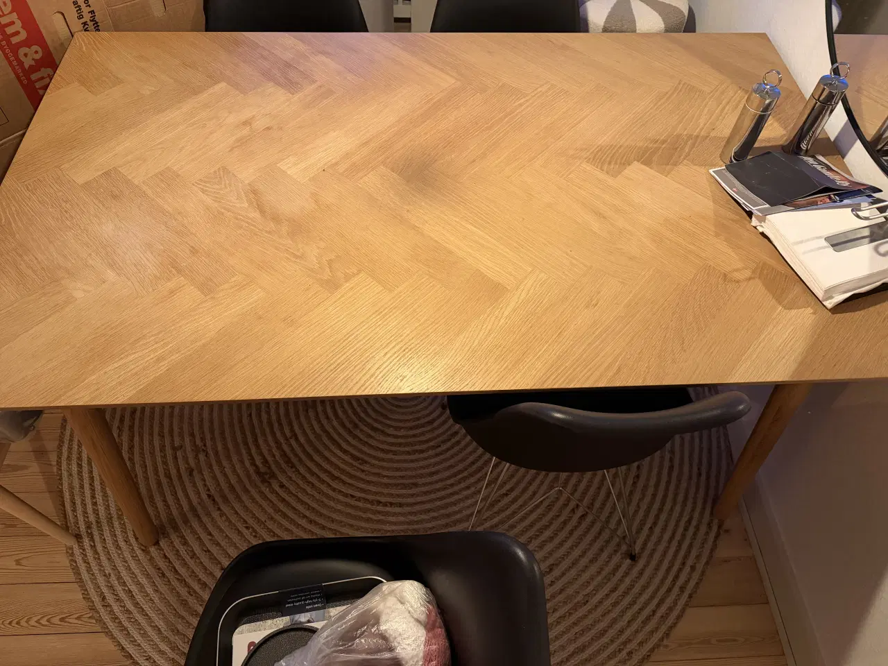 Billede 2 - Spisebord i egetræ