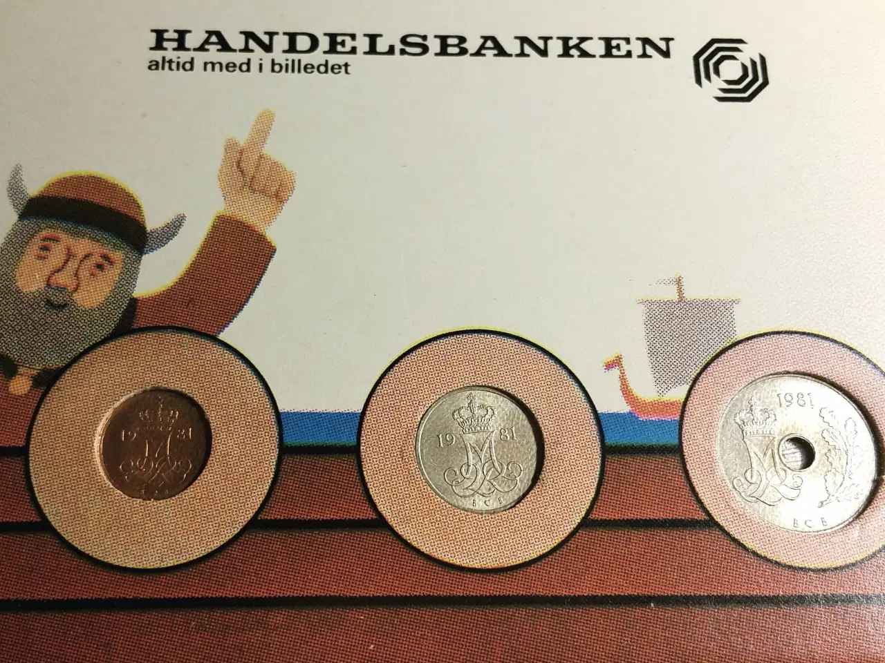 Billede 5 - HANDELSBANKEN  MØNTSÆT 1980 - 1989 Fra 25 til 45kr