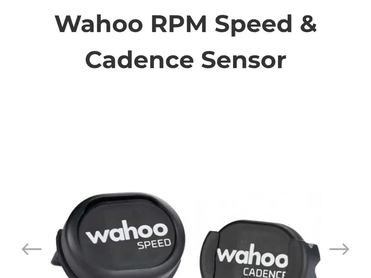 Billede 2 - Body Bike med Wahoo RPM Speed & Cadence Bundle