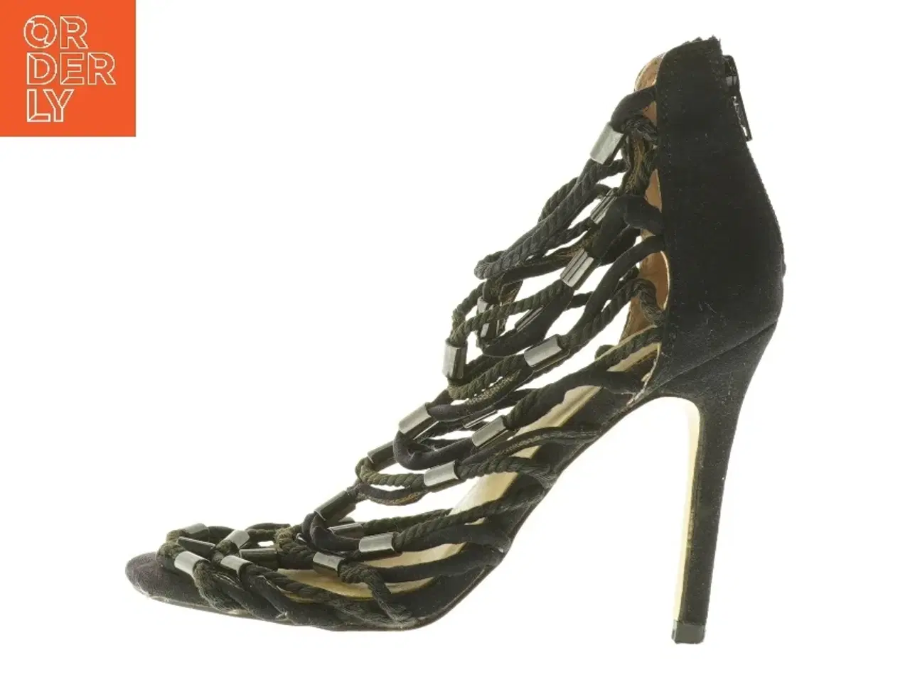 Billede 1 - Sandaler med høje hæle (str. 35 )