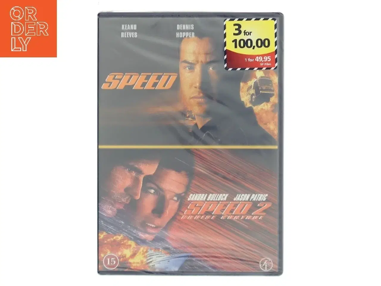 Billede 1 - Speed & Speed 2: Cruise Control med Keanu Reeves (DVD)