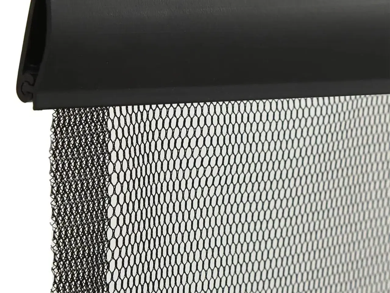 Billede 4 - Insektnet til dør med netgardin i 10 dele 240x240 cm sort