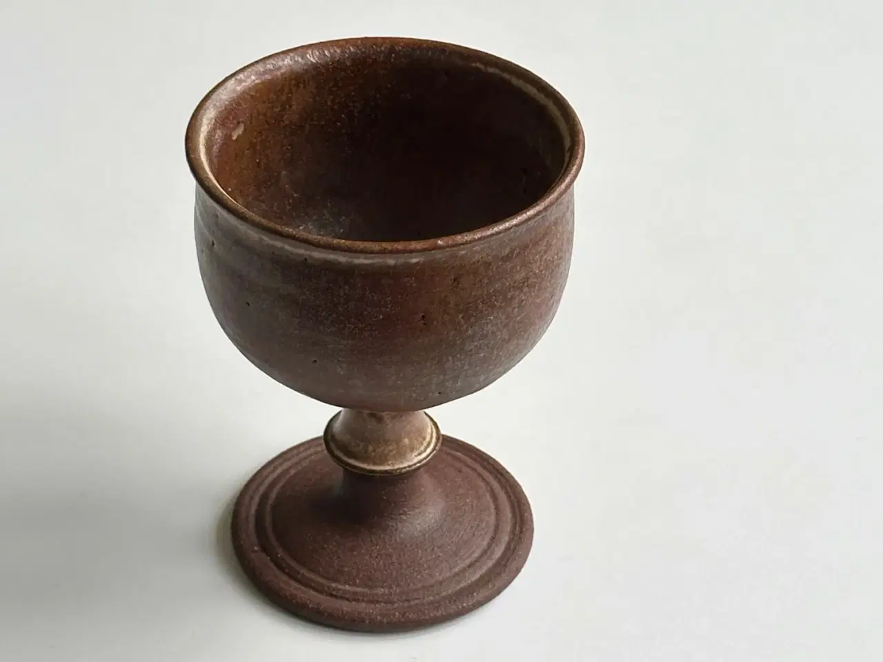 Billede 2 - Keramikbæger, vinglas, mørk glasur