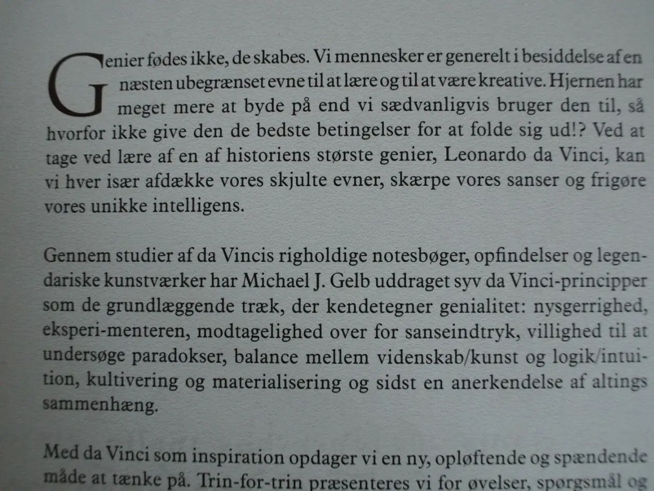 Billede 2 - lær at tænke som leonardo da vinci, af michael j. 