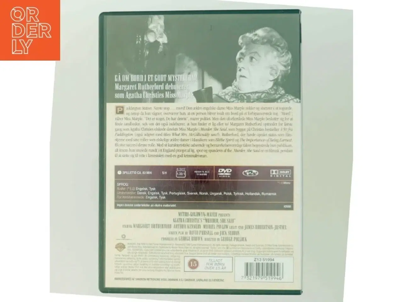 Billede 3 - Murder, She Said med Margaret Rutherford (DVD)