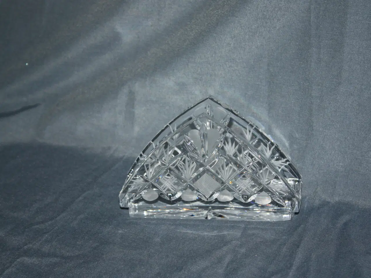 Billede 3 - Servietholder i glas Bohemia