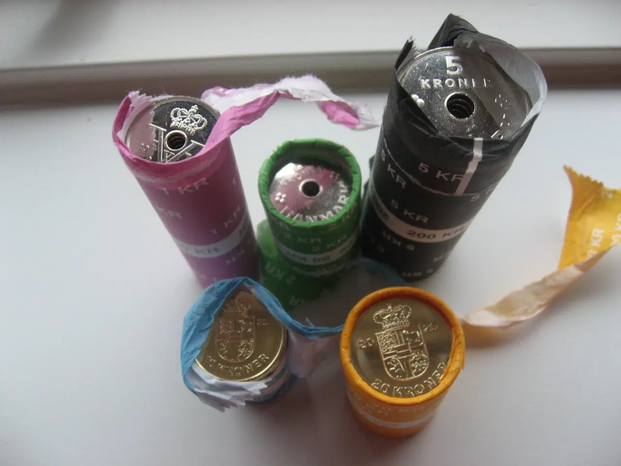 Billede 3 - Komplet sæt 2025 mønter NYE/UNC fra rulle