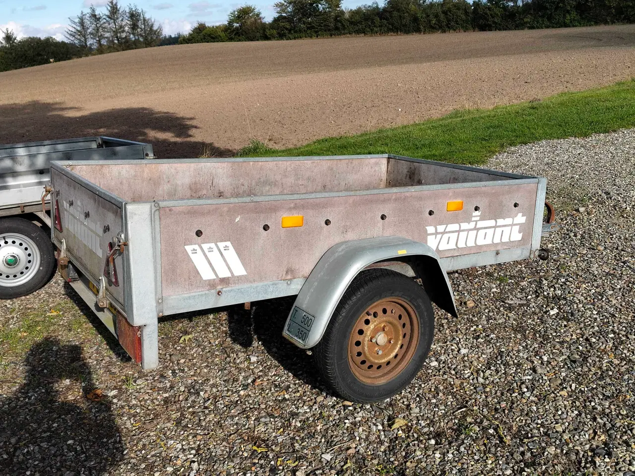 Billede 1 - Trailer m. Pressenning.