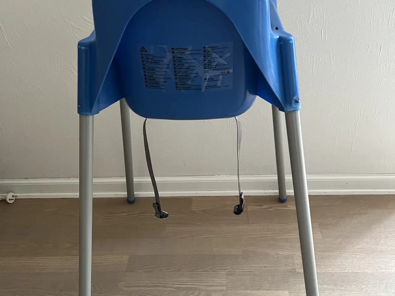 Billede 4 - Blå IKEA Antilop højstol med sele