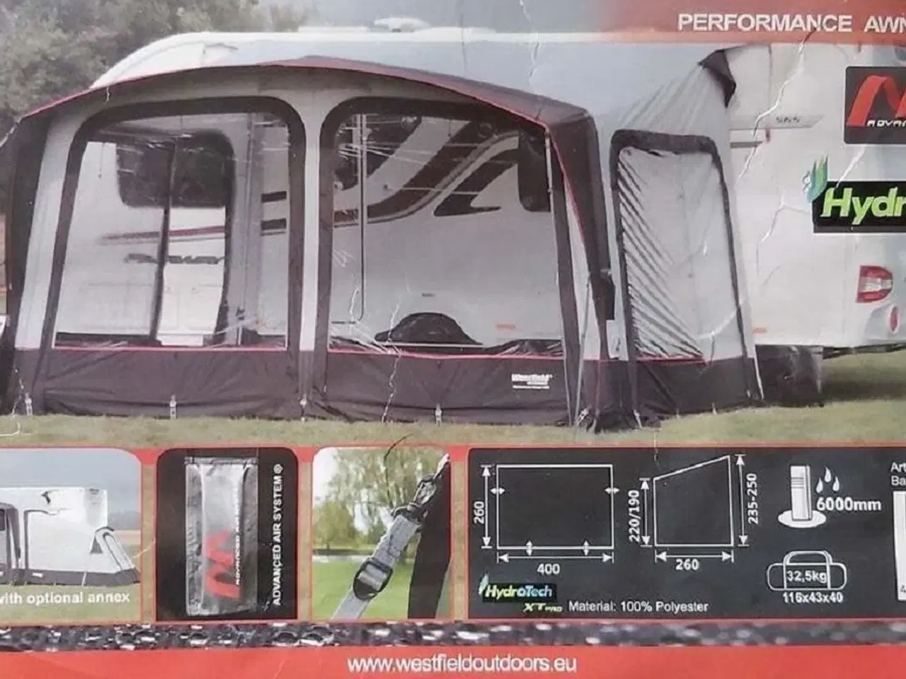 Billede 2 - Fortelt, Westfield lufttelt