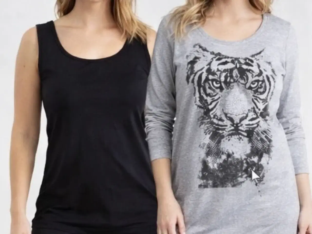 Billede 2 - Kjole og top i lækker jersey