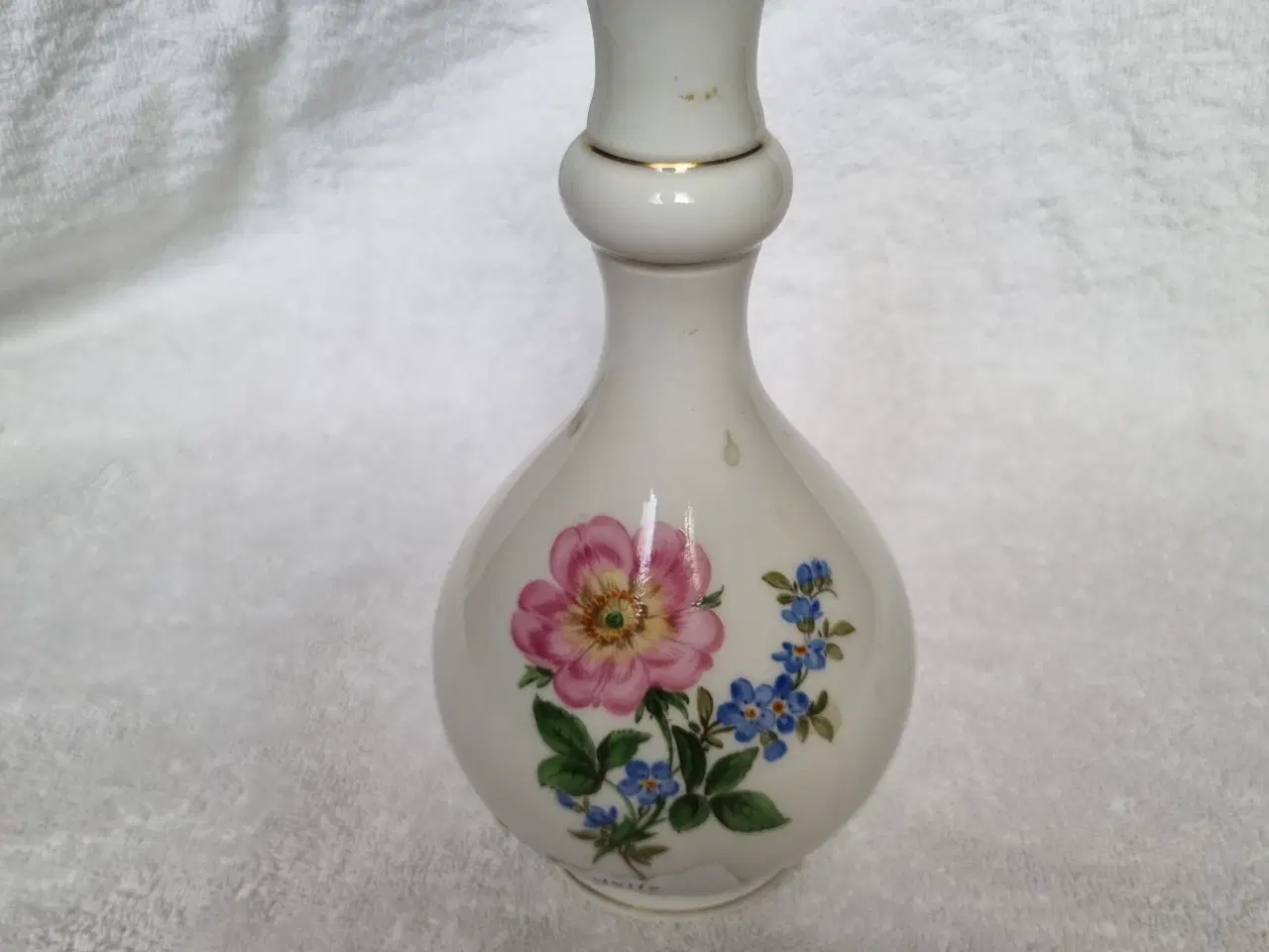 Billede 1 - Vase blomster motiv Meissen 40110