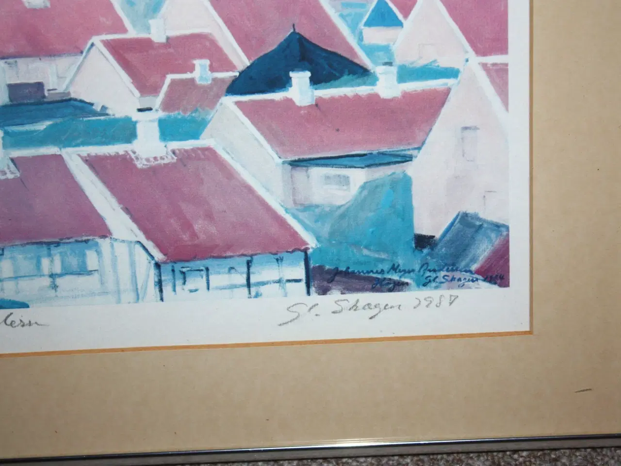 Billede 4 - Litografi af Johannes Meyer Andersen Gl. Skagen