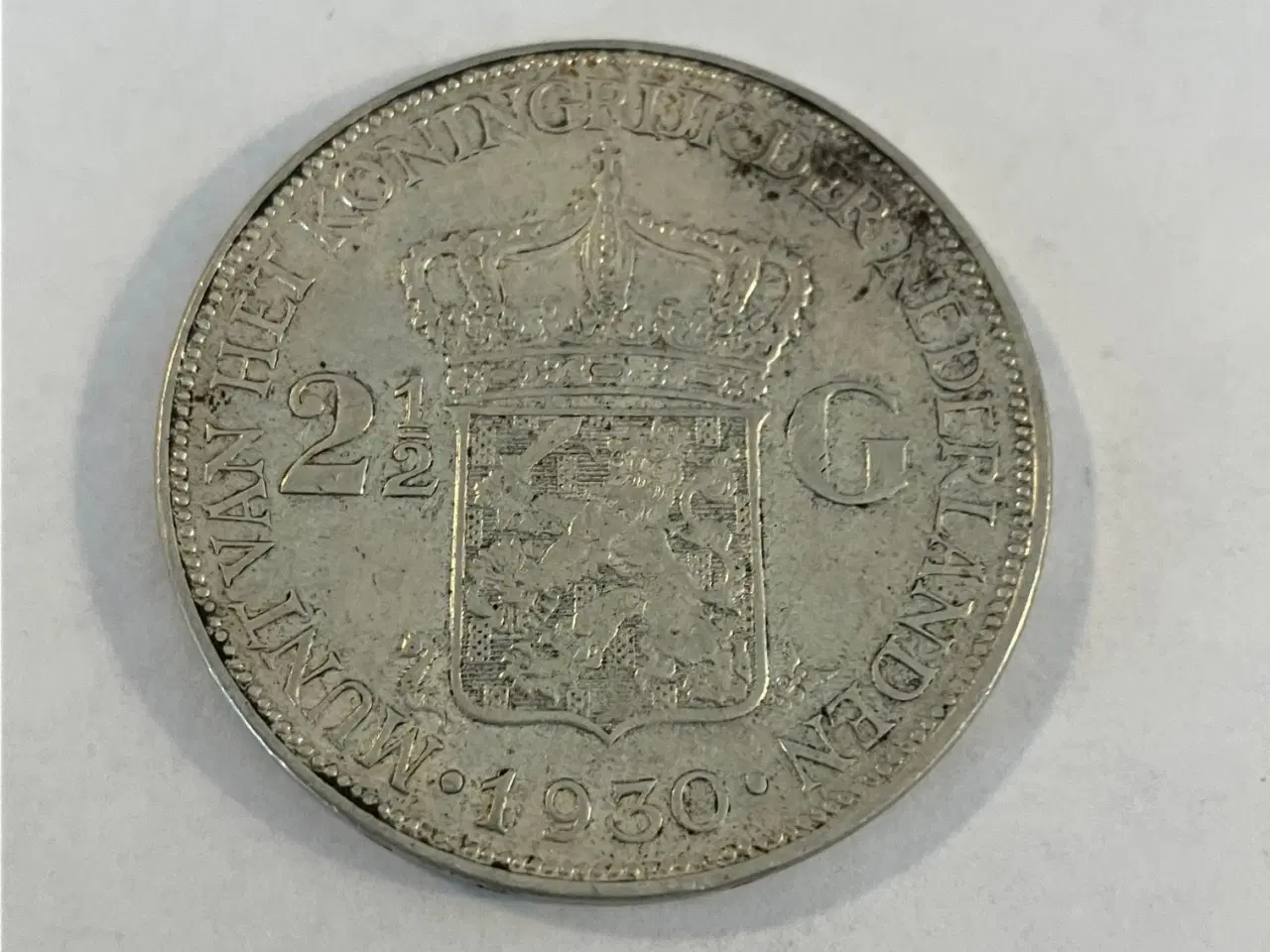 Billede 1 - 2 1/2 Gulden 1930 Netherlands