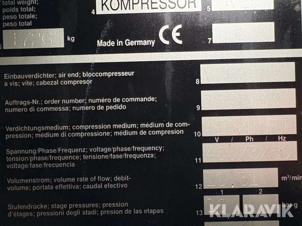 Billede 6 - Kompressorer Gardner Denver VS55-10A V2