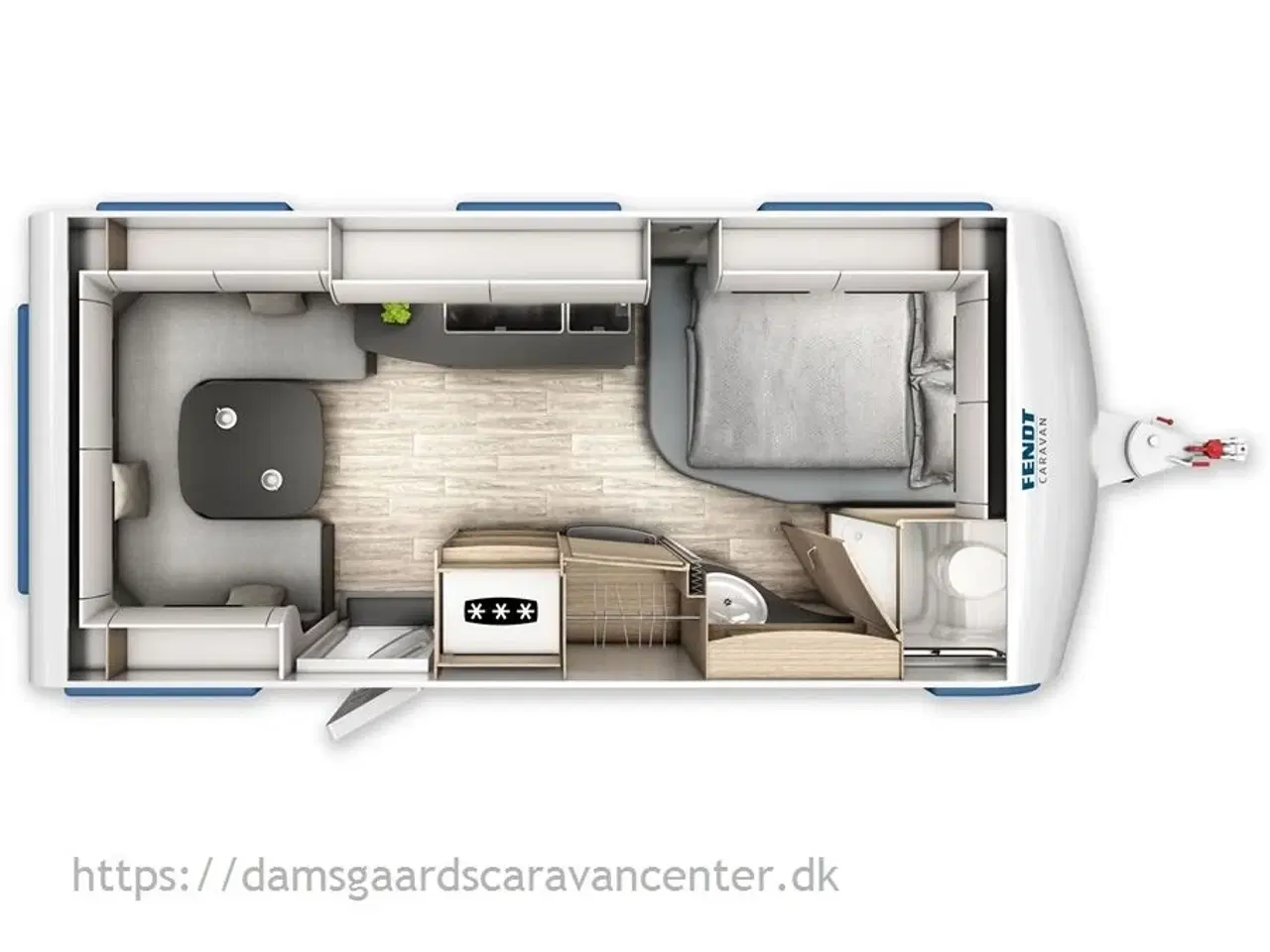Billede 7 - 2026 - Fendt Apero 495 SFB   Franskseng-Gulvtemp.-Fluenetdør-3 udstyrspk.