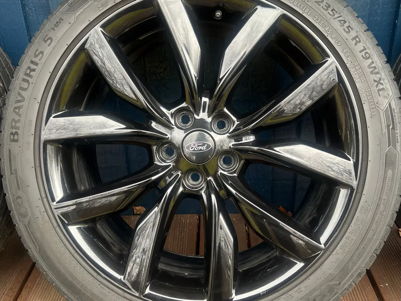 Billede 4 - Originale 19” Ford fælge med næsten nye dæk