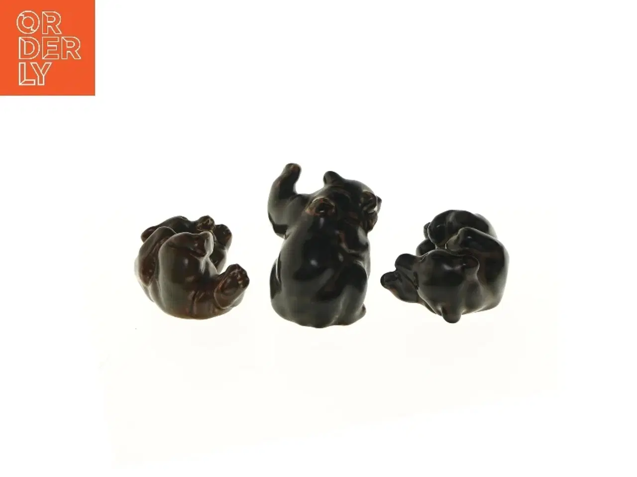 Billede 5 - Keramiske bjørnefigurer (str. 7 cm)