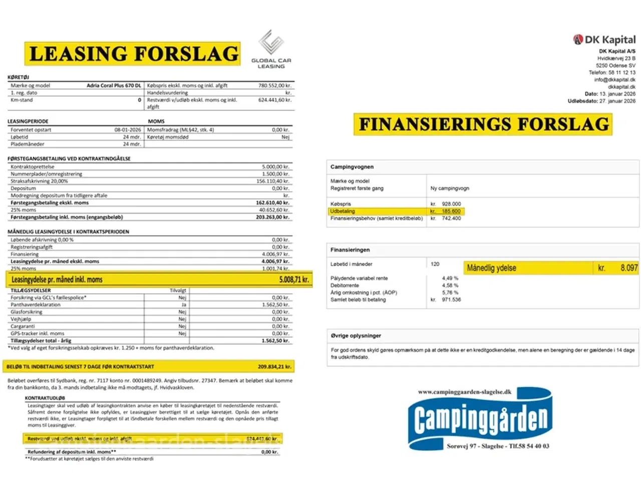 Billede 2 - 2023 - Adria Coral Plus 670 DL   AUTOMATGEAR - NEDSAT KR 136.568,-