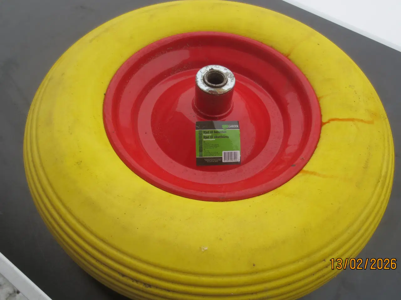 Billede 3 - 1 stk Punkterfri Trillebør Hjul 4.00-8