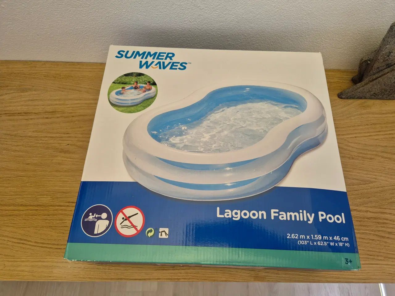 Billede 1 - Pool NY LagoonFamiliy , 263 x159 x 46 cm, 