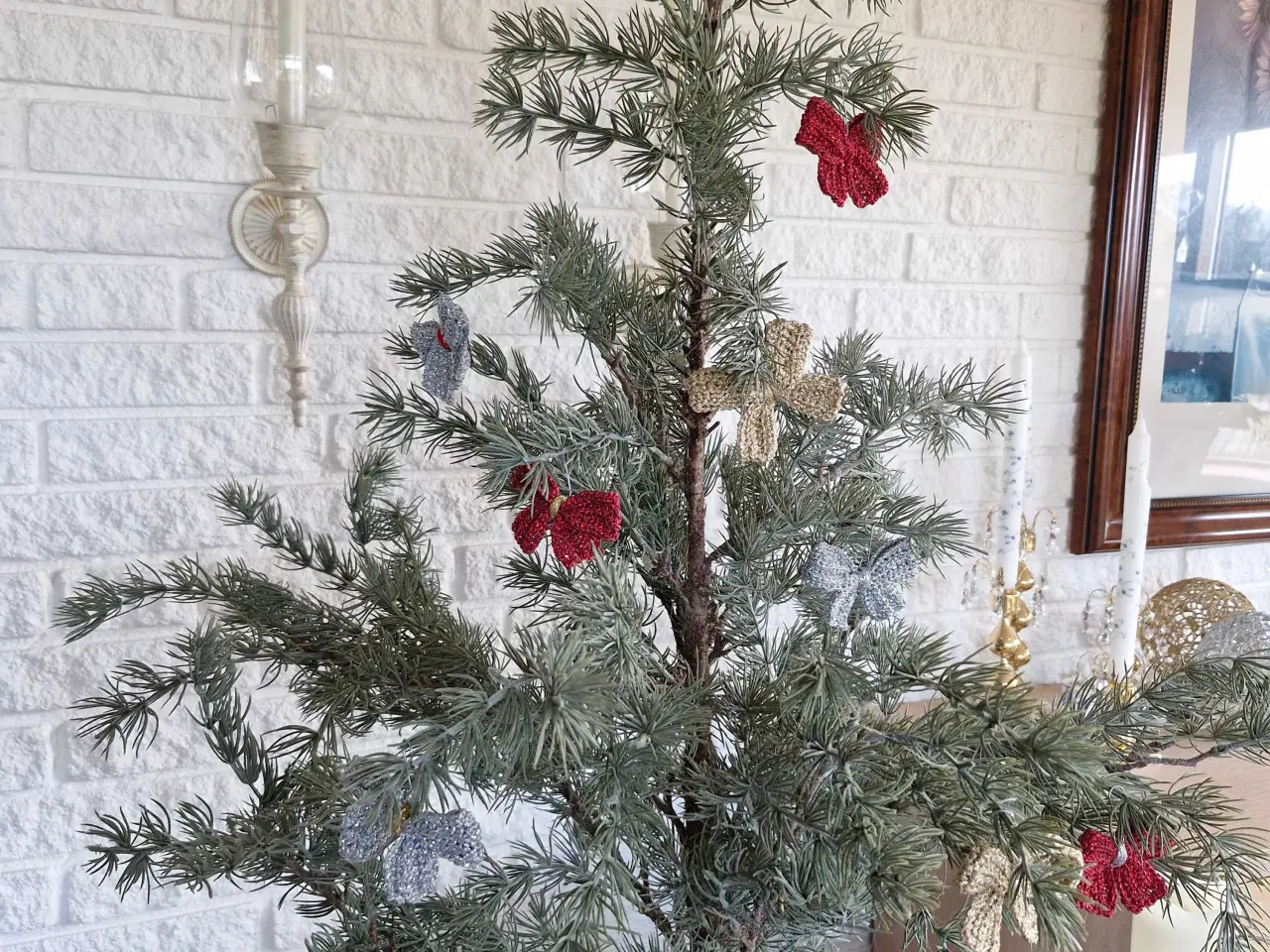 Billede 1 - Søde sløjfer I Lurex Handmade 