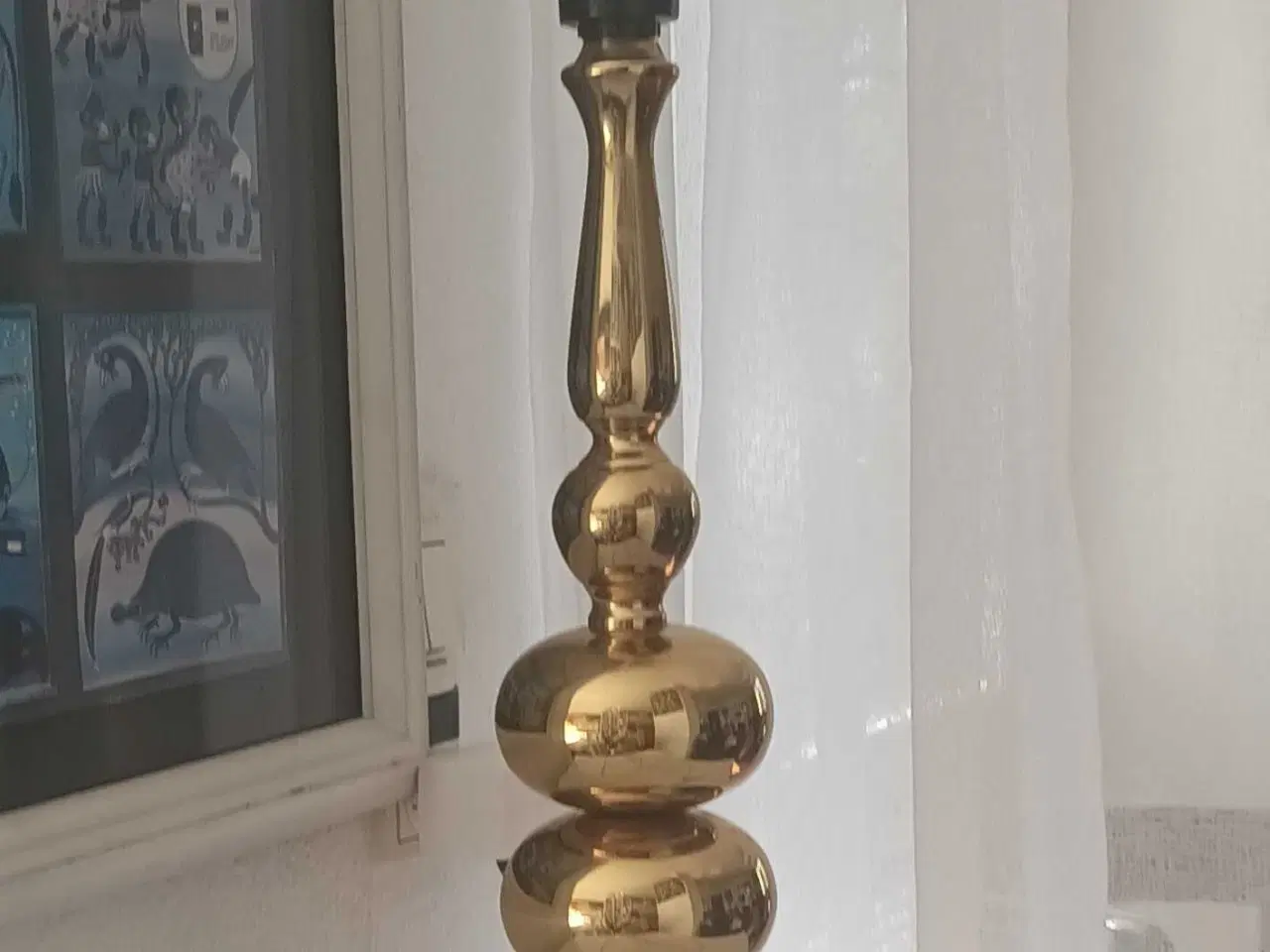 Billede 1 - Vintage Frandsen bordlampe i messing 