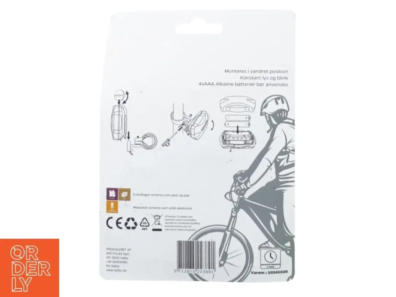 Billede 2 - NYE Cykellygter fra Mecycles (str. 7 x 4 cm)