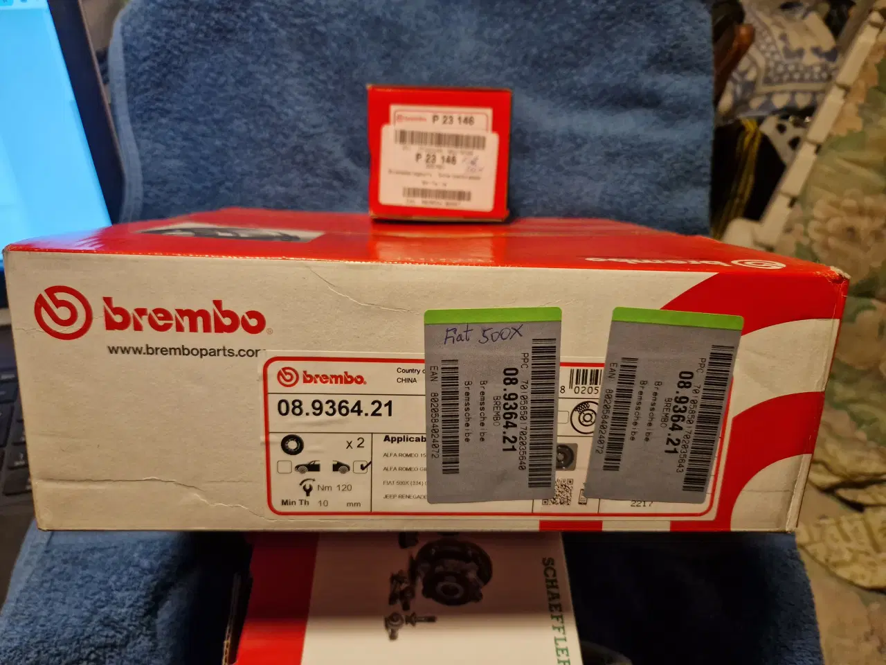 Billede 1 - Brembo skiver/klods. bag+hjullejer foran FIAT 500X