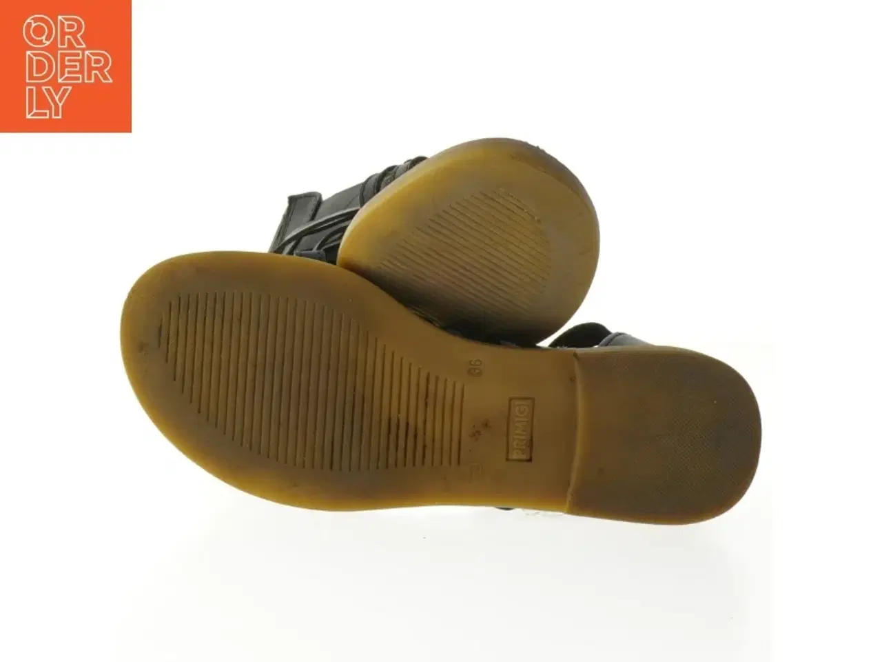 Billede 4 - Sorte sandaler med remme og lynlås fra Primigi (str. 36 )