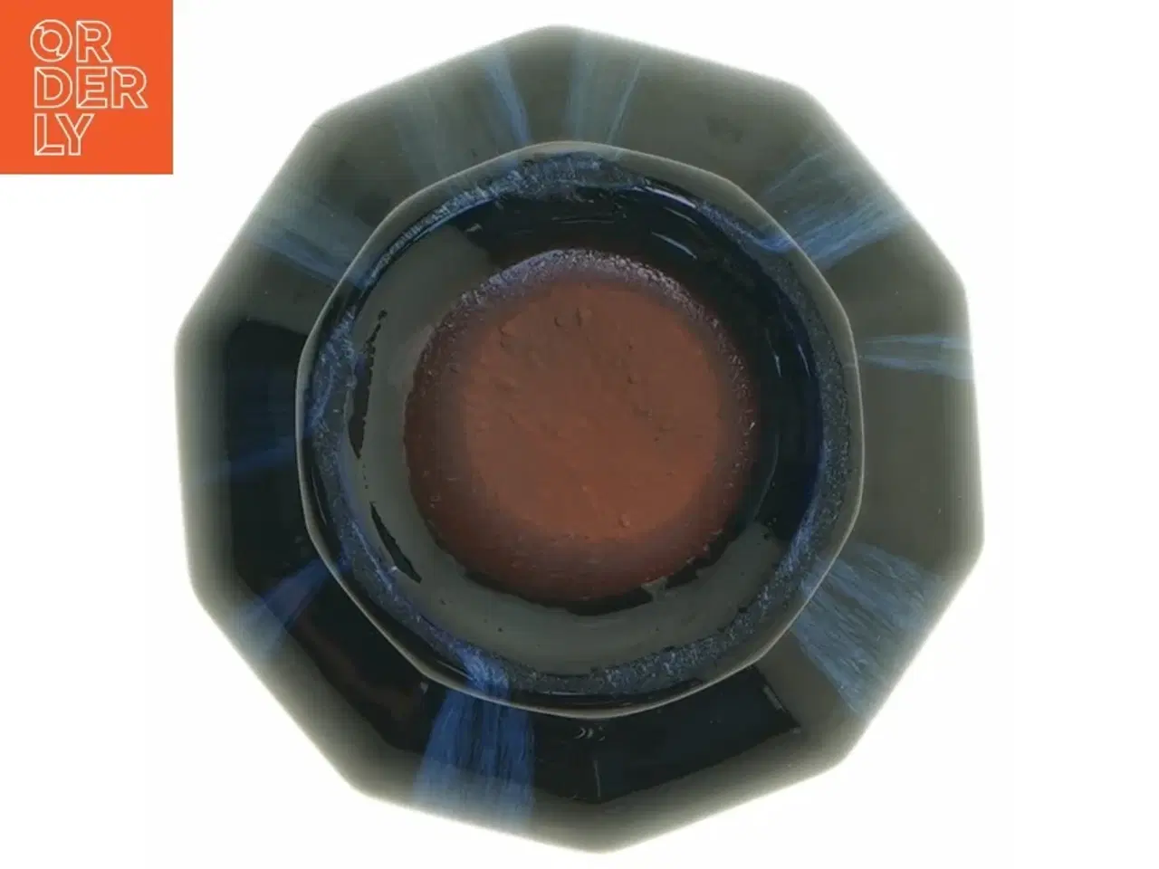 Billede 3 - Art Nouveau Keramisk vase med løbeglasur (str. 12,5 cm)