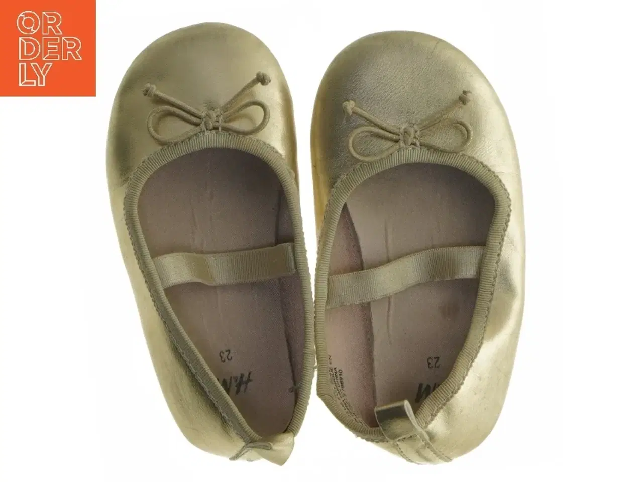 Billede 4 - Guld ballerina sko til børn fra H&M (str. 23 )