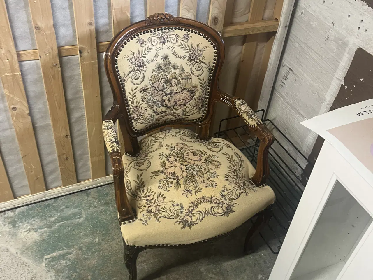 Billede 1 - Antik fin lænestol 
